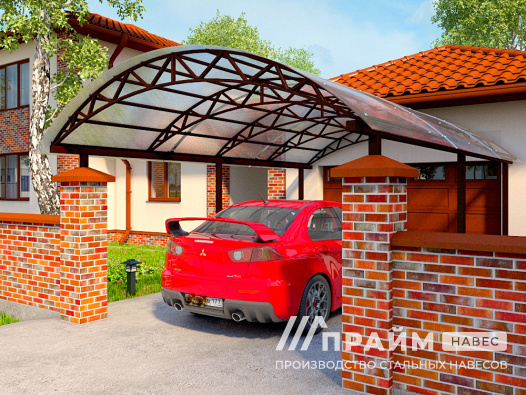 Навес под автомобиль №24 - фото 524